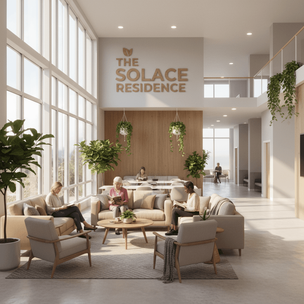 Modern comfortable living space at EKIS facility
